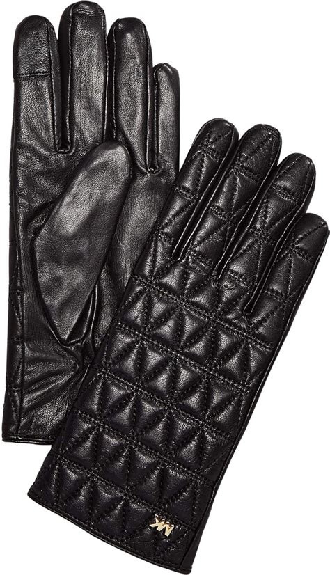 medium women's michael kors glove w mk logo brown|Amazon.com: Michael Kors Gloves For Women.